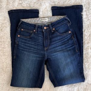 Ariat R.E.A.L. High Rise Ballary Boot Cut Jean 28 Short